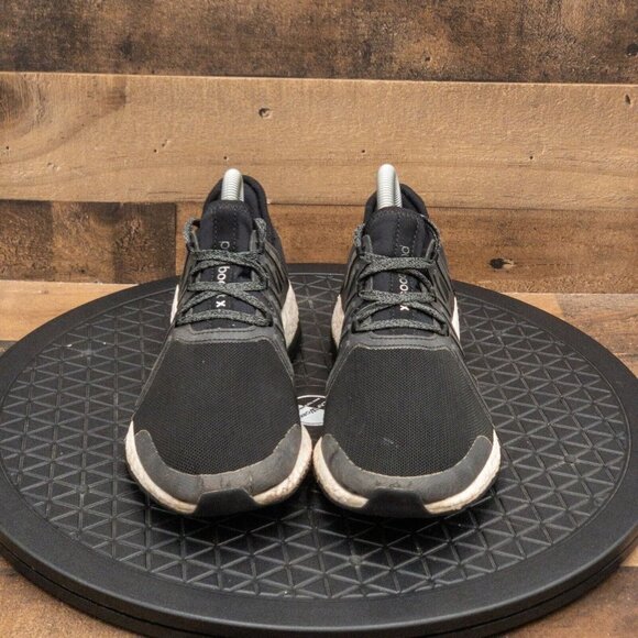 ADIDAS PURE BOOST X WOMENS ATHLETIC SHOES RUNNING WALKING GYM BLACK LOW SIZE 7.5 - Picture 2 of 9